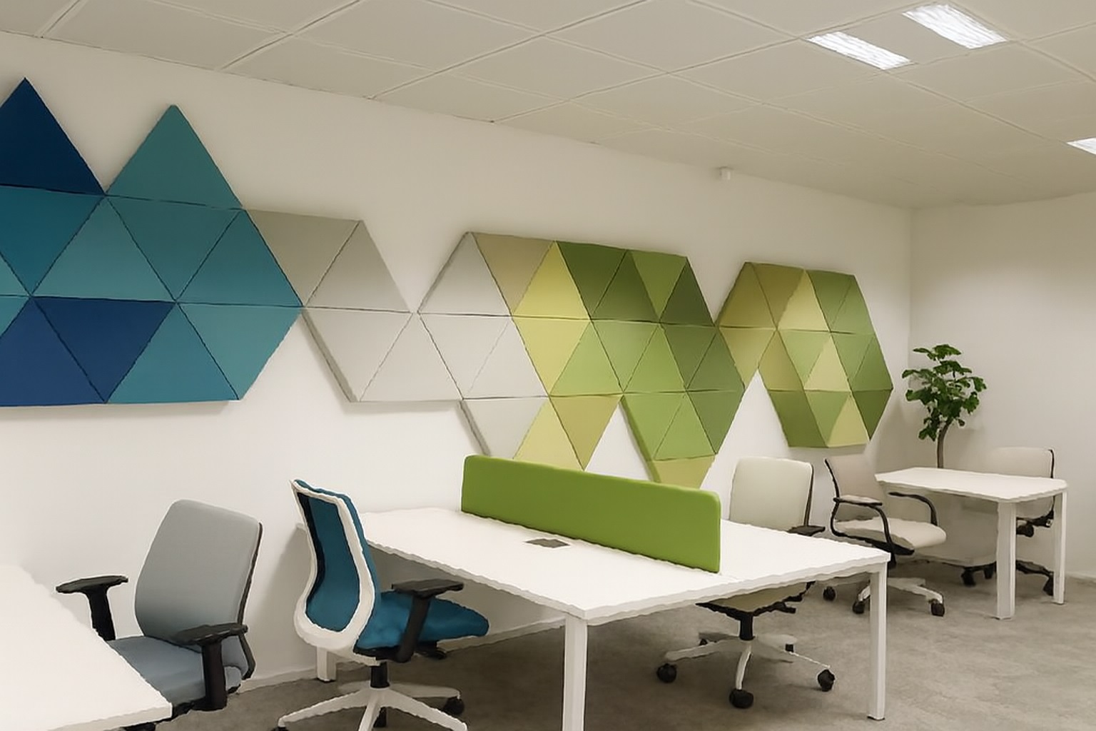 Acoustics of office premises